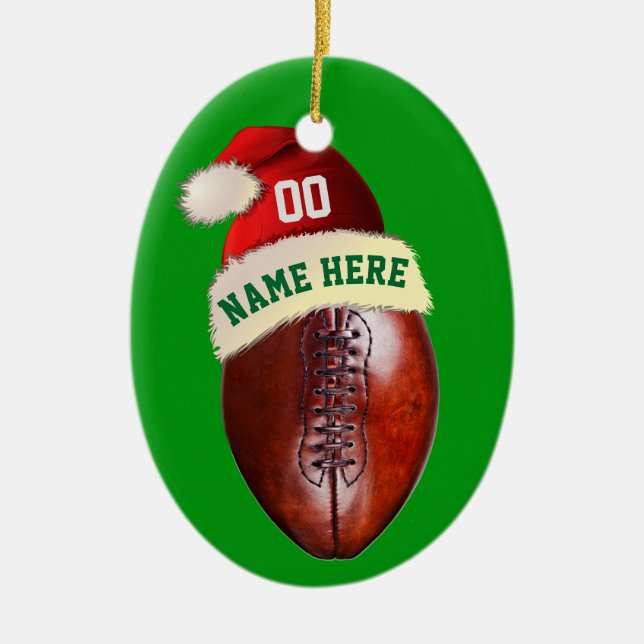 Enfeites de Natal Personalizados para Árvore de Na (Frente)