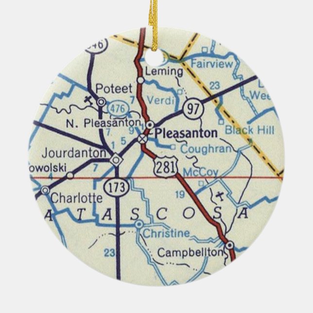 Enfeites de natal Pleasanton Texas (Traseira)