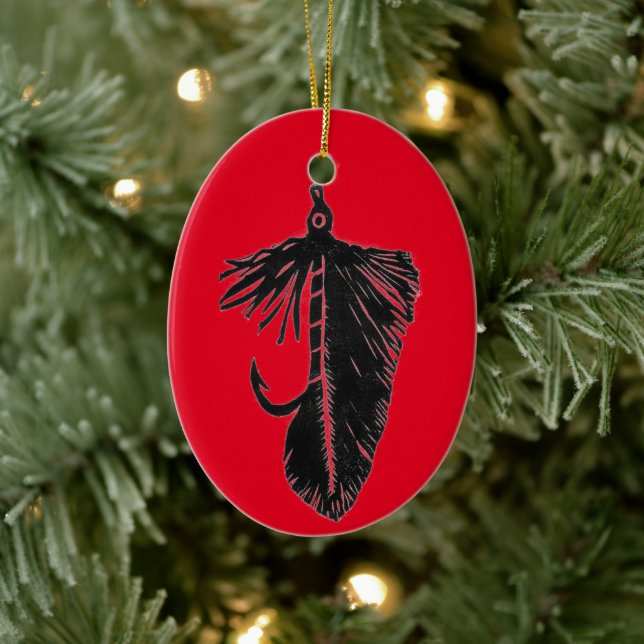 Enfeites de natal preto "Matuka" (Árvore)