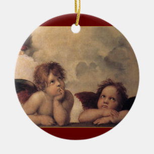 Enfeites de natal Raphael Cherubs