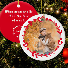 Enfeites de natal Red Photo & Quote
