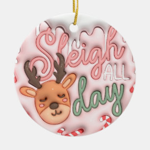 Enfeites de natal Rosa Todo O Dia