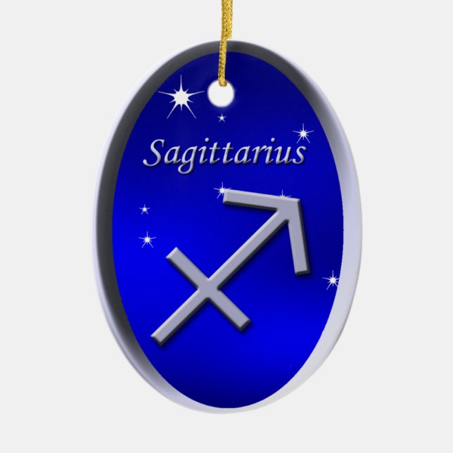 Enfeites de natal Sagitário (Frente)