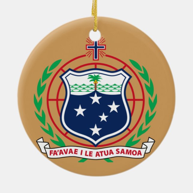 Enfeites de natal Samoa (Traseira)