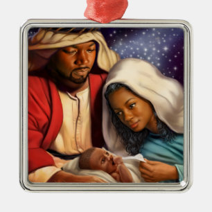Enfeites de natal santamente da família do