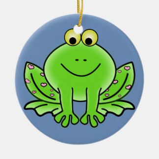 Enfeites de natal sapo