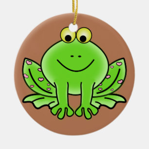 Enfeites de natal sapo