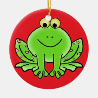 Enfeites de natal sapo