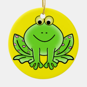Enfeites de natal sapo