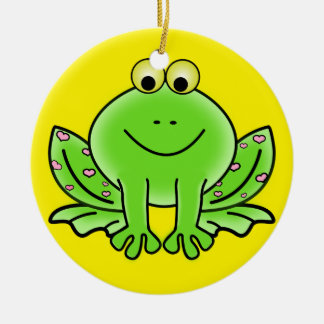 Enfeites de natal sapo