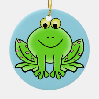 Enfeites de natal sapo