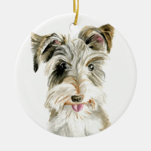 Enfeites de natal Schnauzer