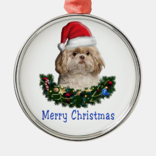 Enfeites de natal Shitzu