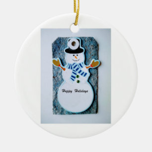 Enfeites de natal-Snowman
