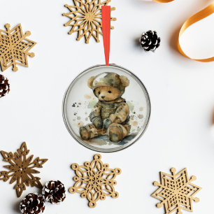 Enfeites de natal Soldado do Urso de Teddy