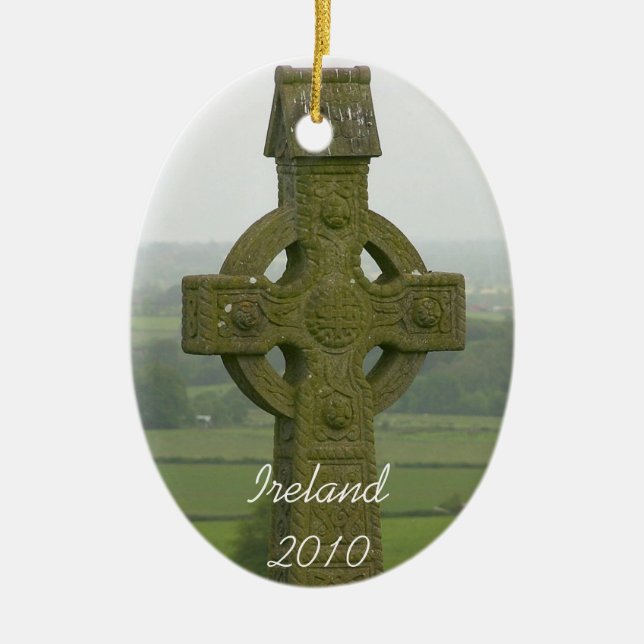 Enfeites de natal transversais de Ireland (Frente)