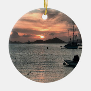 Enfeites de natal tropicais