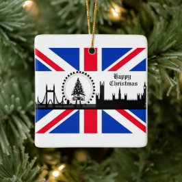 Enfeites de natal Union Jack Theme London