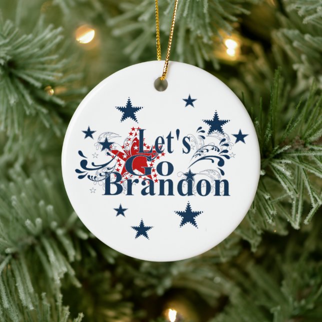Enfeites de natal vamos Go Brandon (Árvore)
