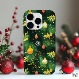 Enfeites de natal verdes personalizados