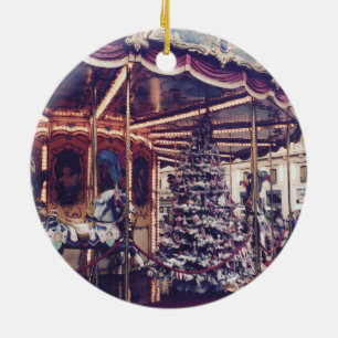 Enfeites de natal Vintage Carousel