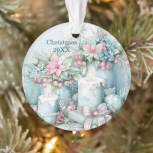 Enfeites de natal Vintage Pastel