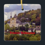 Enfeites de natal Wurzburg Alemanha<br><div class="desc">Aproveite um pouco a Alemanha com esta bela Alemanha de Wurzburg. O ornamento pode ser facilmente personalizado com imagens,  texto,  estilos e tamanhos. #wurzburg #romticroad #germanytours #medeivalgertan</div>