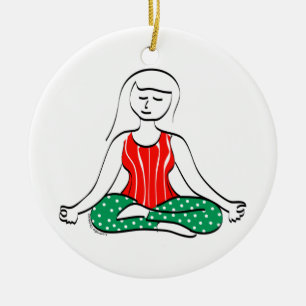Enfeites de natal Yoga