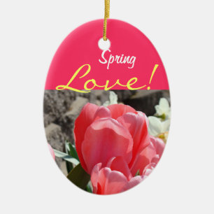 Enfeites de presentes de Amor de Primavera! Nome D