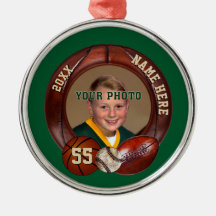 Enfeites Esportivos Personalizados com SUA FOTO, T