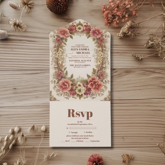 Enfeites Florais Reais Vitorianos de Casamento (Criador carregado)