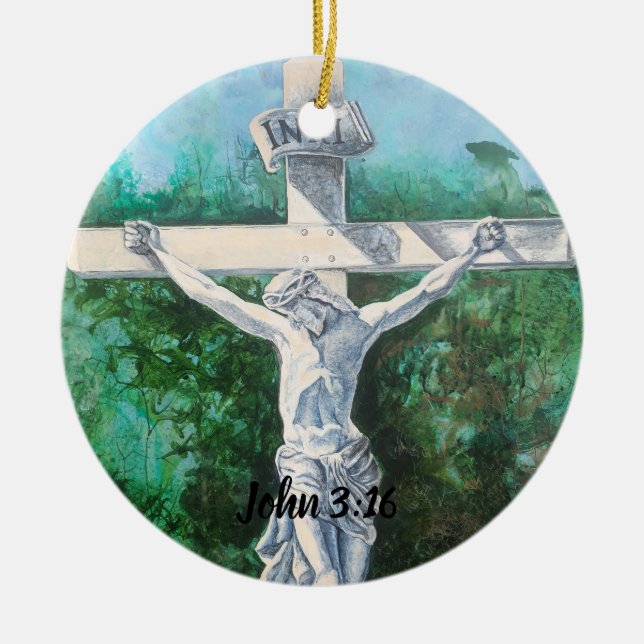 Enfeites John 3:16 fé igreja pastor  (Frente)