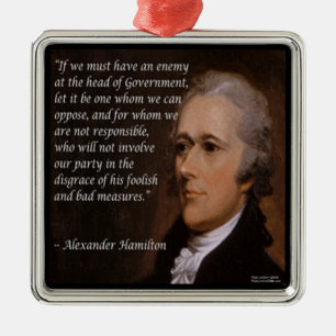 Enfeites "Líder Inimigo" de Alexander Hamilton