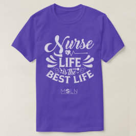 Enfermeira Camiseta Escura Colorida