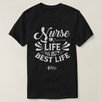 Enfermeira Camiseta Escura Colorida