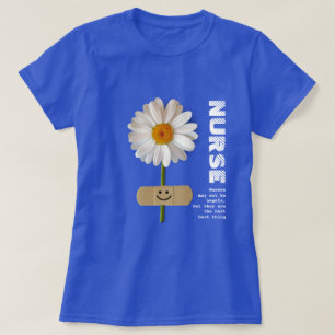 Enfermeira Daisy Smiley Gift T-Shirt