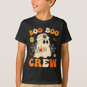 Enfermeira de Boo Camisa Fantasma Retro Halloween