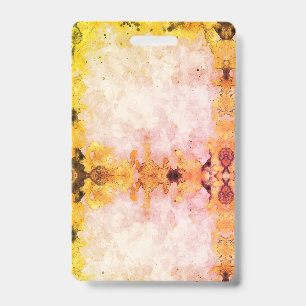 Enfermeira de crachá marmoreada