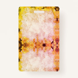 Enfermeira de crachá marmoreada