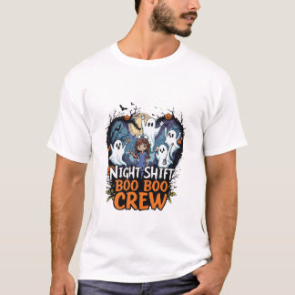 enfermeira de Halloween, design de camiseta