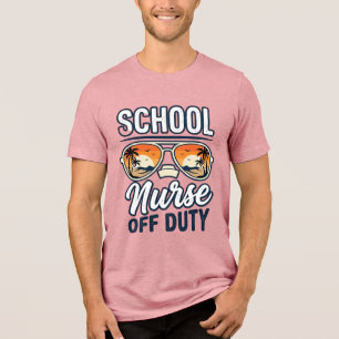 Enfermeira Escolar Fora de Serviço Camisa de Óculo