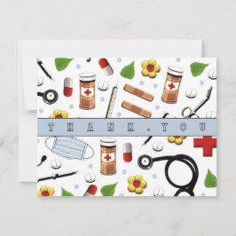 Enfermeira Obrigado Cartões