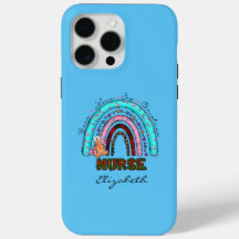 Enfermeira Paz Amor Tema de Natal Rainbow Pastel