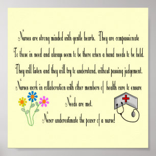 Enfermeira Poster "Poder de uma Enfermeira!"