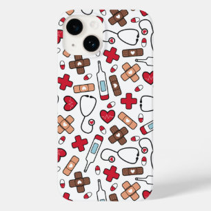 Enfermeira Red Hearts Doutor Pattern