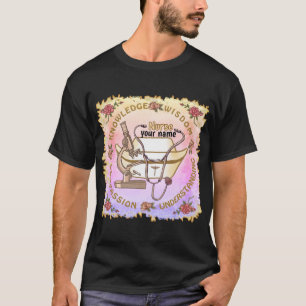 Enfermeira Sepia Collage camiseta personalizada de