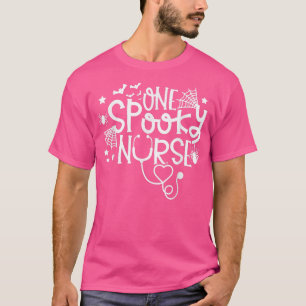 Enfermeira Spooky Camisa Engraçada Stethoscope Hal