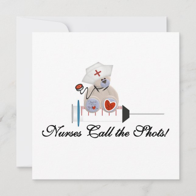 Enfermeiras do Urso de Teddy Chamam as T-shirts e  (Frente)