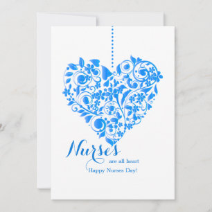 Enfermeiras São Todos Cartão Azul Para Enfermeiras