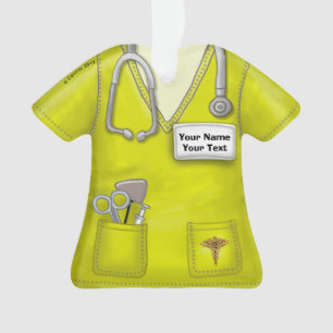 Enfermeiro Amarelo ornamento